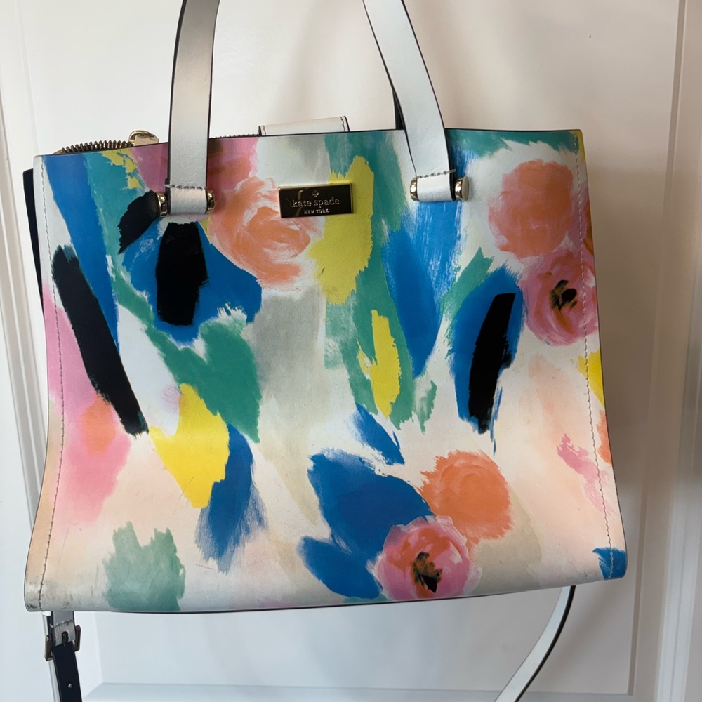 Kate Spade Multicolor Floral Tote Bag